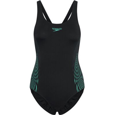 Speedo Womens Placement Muscleback 36 GREEN 36 Speedo Womens Placement Muscleback 36 GREEN 36