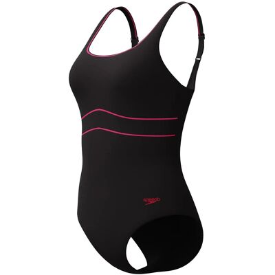 Speedo Solid Contour Eclipse One Piece 46 ANTHRACITE/RUBY 46 Speedo Solid Contour Eclipse One Piece 46 ANTHRACITE/RUBY 46