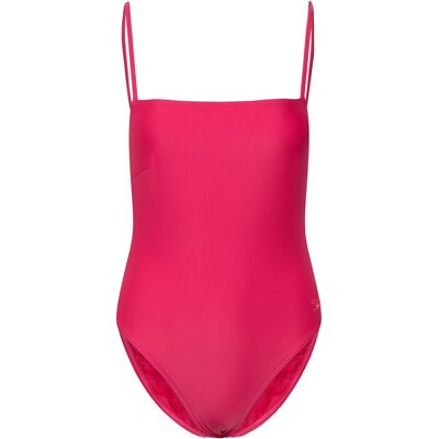 Speedo Womens Adjustable Thinstrap 1 Peice 46 DARK PINK 46 Speedo Womens Adjustable Thinstrap 1 Peice 46 DARK PINK 46