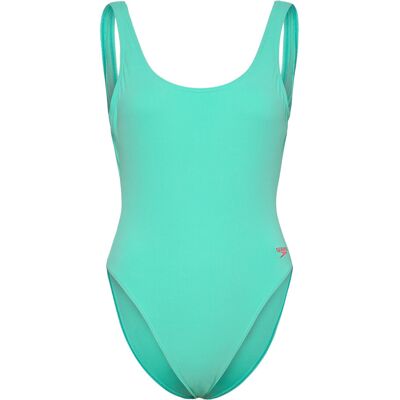 Speedo Womens Textured Deep U-Back 38 BLUE 38 Speedo Womens Textured Deep U-Back 38 BLUE 38