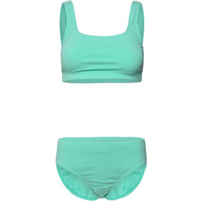 Speedo Womens Textured Deep U-Back 2Pc 36 BLUE 36 Speedo Womens Textured Deep U-Back 2Pc 36 BLUE 36