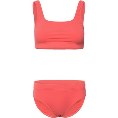 Speedo Womens Textured Deep U-Back 2Pc 36 ORANGE 36 Speedo Womens Textured Deep U-Back 2Pc 36 ORANGE 36