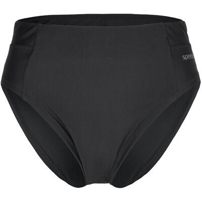 Speedo 8-003920 Solid Hi Waist Btm XS BLACK XS Speedo 8-003920 Solid Hi Waist Btm XS BLACK XS