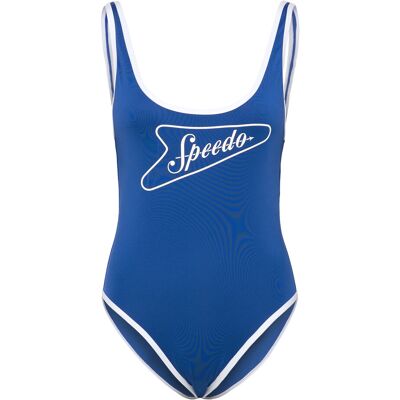 Speedo Solid Bound Scoop One Piece XL TURKISH SEA/BRIGHT WHITE XL Speedo Solid Bound Scoop One Piece XL TURKISH SEA/BRIGHT WHITE XL