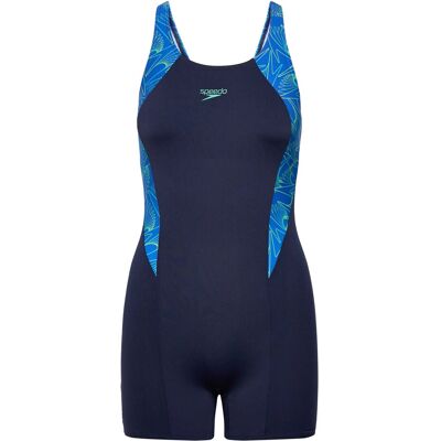 Speedo Womens Hyperboom Splice Legsuit 38 BLUE 38 Speedo Womens Hyperboom Splice Legsuit 38 BLUE 38