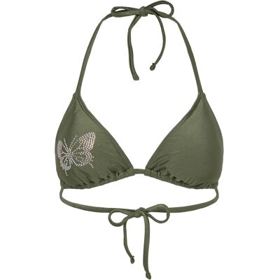 SUI AVA Butterfly Bikini Top 40 ARMY 40 SUI AVA Butterfly Bikini Top 40 ARMY 40