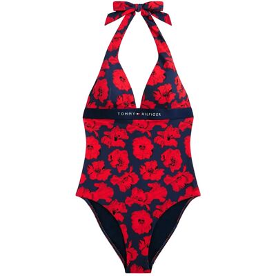 Tommy Hilfiger Halter Rp Op Print (Ext Sizing) S POPPY DARK NIGHT NAVY S Tommy Hilfiger Halter Rp Op Print (Ext Sizing) S POPPY DARK NIGHT NAVY S