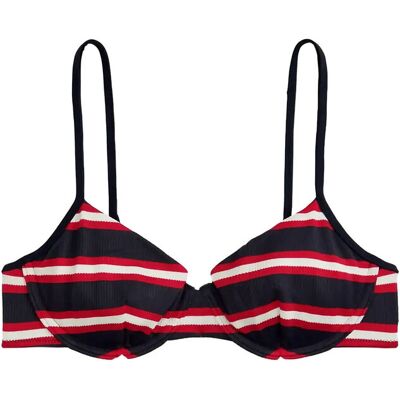Tommy Hilfiger Uw Demi (Ext Sizing) A x 75 NEW PREPPY STRIPE NAVY A x 75 Tommy Hilfiger Uw Demi (Ext Sizing) A x 75 NEW PREPPY STRIPE NAVY A x 75