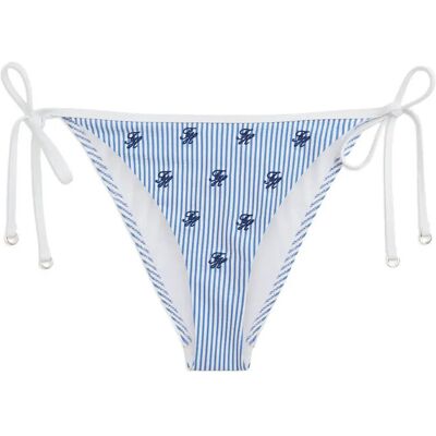 Tommy Hilfiger V String Side Tie Emb. M ITHACA SCR BLUE SPELL WHITE M Tommy Hilfiger V String Side Tie Emb. M ITHACA SCR BLUE SPELL WHITE M