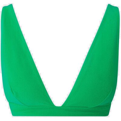 Understatement Underwear Plunge Bikini Top XL KELLY GREEN XL Understatement Underwear Plunge Bikini Top XL KELLY GREEN XL