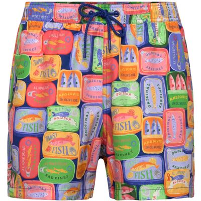 Björn Borg Borg Print Swim Shorts S BB SARDINES 1 S Björn Borg Borg Print Swim Shorts S BB SARDINES 1 S