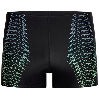 Speedo Mens Duo Logo Print Aquashort 28 GREEN 28 Speedo Mens Duo Logo Print Aquashort 28 GREEN 28