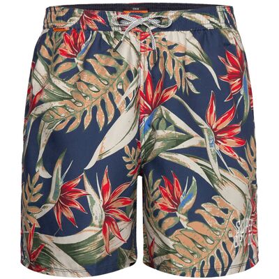 Superdry Hawaiian Print 16 Swim Short S BIRD OF PARADISE NAVY S Superdry Hawaiian Print 16 Swim Short S BIRD OF PARADISE NAVY S