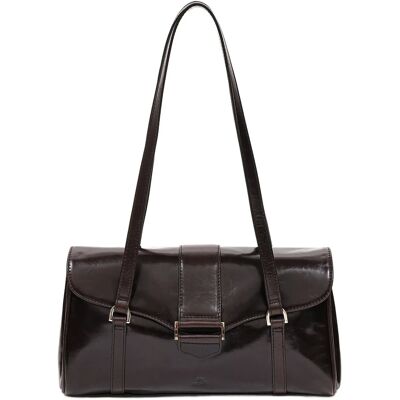 Adax Salerno Handbag Megan ONE SIZE DARK BROWN ONE SIZE Adax Salerno Handbag Megan ONE SIZE DARK BROWN ONE SIZE