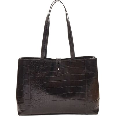 Adax Teramo Shopper Iris ONE SIZE DARK BROWN ONE SIZE Adax Teramo Shopper Iris ONE SIZE DARK BROWN ONE SIZE