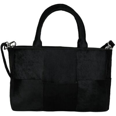 Adax Molino Braided Handbag Harper ONE SIZE BLACK ONE SIZE Adax Molino Braided Handbag Harper ONE SIZE BLACK ONE SIZE