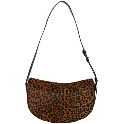 Adax Amalfi Leo Shoulder Bag Alba ONE SIZE BROWN LEO ONE SIZE Adax Amalfi Leo Shoulder Bag Alba ONE SIZE BROWN LEO ONE SIZE