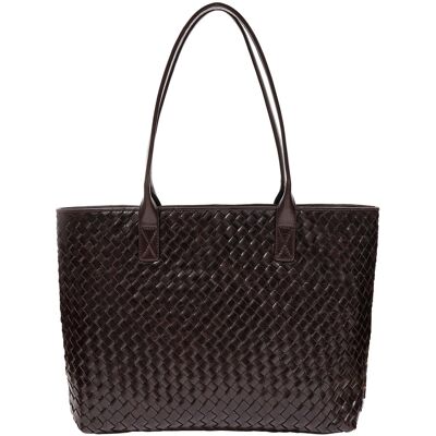 Adax Salerno Handbag Roberta ONE SIZE DARK BROWN ONE SIZE Adax Salerno Handbag Roberta ONE SIZE DARK BROWN ONE SIZE
