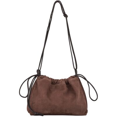 Becksöndergaard Suede Giana Bag ONE SIZE HOT FUDGE BROWN ONE SIZE Becksöndergaard Suede Giana Bag ONE SIZE HOT FUDGE BROWN ONE SIZE