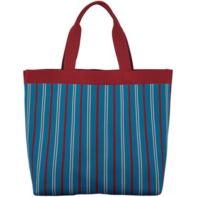 Becksöndergaard Interlock Lillian Bag ONE SIZE MOSAIC BLUE ONE SIZE Becksöndergaard Interlock Lillian Bag ONE SIZE MOSAIC BLUE ONE SIZE
