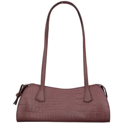 Becksöndergaard Croc Babette Bag ONE SIZE RUSSET BROWN ONE SIZE Becksöndergaard Croc Babette Bag ONE SIZE RUSSET BROWN ONE SIZE