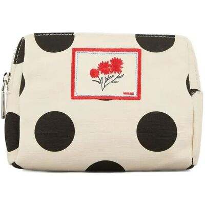 Becksöndergaard Maxi Polka Canvas Pouch Bag ONE SIZE BIRCH WHITE ONE SIZE Becksöndergaard Maxi Polka Canvas Pouch Bag ONE SIZE BIRCH WHITE ONE SIZE