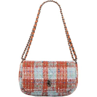 Becksöndergaard Beau Checked Hollis Bag ONE SIZE ROOIBOS ORANGE ONE SIZE Becksöndergaard Beau Checked Hollis Bag ONE SIZE ROOIBOS ORANGE ONE SIZE