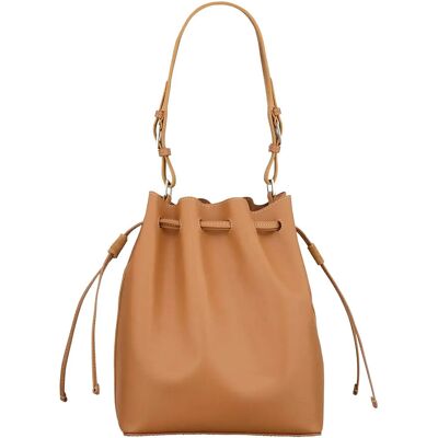 Becksöndergaard Smooth Bucket Bag ONE SIZE ALMOND BROWN ONE SIZE Becksöndergaard Smooth Bucket Bag ONE SIZE ALMOND BROWN ONE SIZE