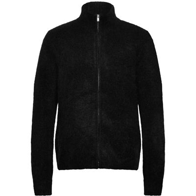 HOLZWEILER Atlantic Hairy Zip Cardigan M BLACK M HOLZWEILER Atlantic Hairy Zip Cardigan M BLACK M