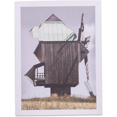Aparte Works Aparte X Anastasia Savinova - Windmill 01 30X40CM MULTI 30X40CM Aparte Works Aparte X Anastasia Savinova - Windmill 01 30X40CM MULTI 30X40CM