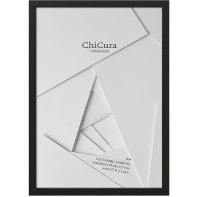 Chicura CF-1007G Träram A4 - Svart - Fotolijst Chicura CF-1007G Träram A4 - Svart - Fotolijst