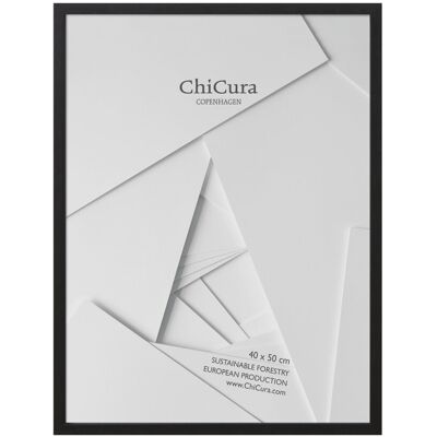 ChiCura Wooden Frame - 40X50Cm - Glass 40X50CM BLACK 40X50CM ChiCura Wooden Frame - 40X50Cm - Glass 40X50CM BLACK 40X50CM