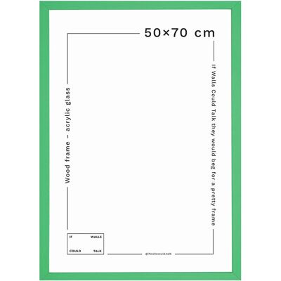 If Walls Could Talk Iwct Frame Acrylic Glass 30X40CM GREEN BRIGHT 30X40CM If Walls Could Talk Iwct Frame Acrylic Glass 30X40CM GREEN BRIGHT 30X40CM