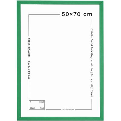 If Walls Could Talk Iwct Frame Acrylic Glass 70X100CM GREEN GRASS 70X100CM If Walls Could Talk Iwct Frame Acrylic Glass 70X100CM GREEN GRASS 70X100CM