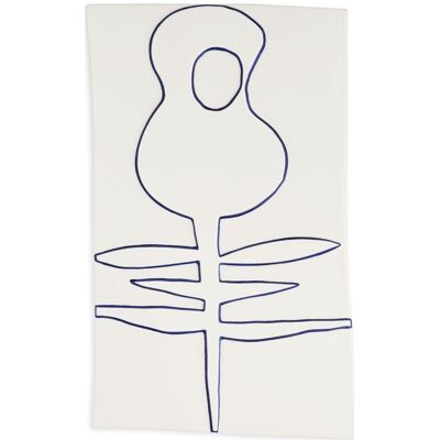 Kähler Relief Blomst 27X44Cm 27X44CM WHITE 27X44CM Kähler Relief Blomst 27X44Cm 27X44CM WHITE 27X44CM
