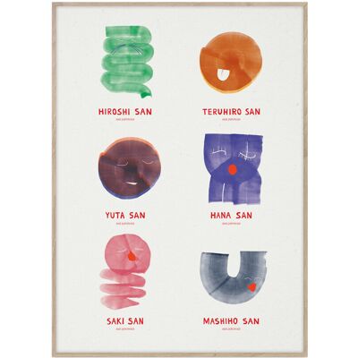 MADO Amis Japonais - 50X70 50X70CM MULTI 50X70CM MADO Amis Japonais - 50X70 50X70CM MULTI 50X70CM
