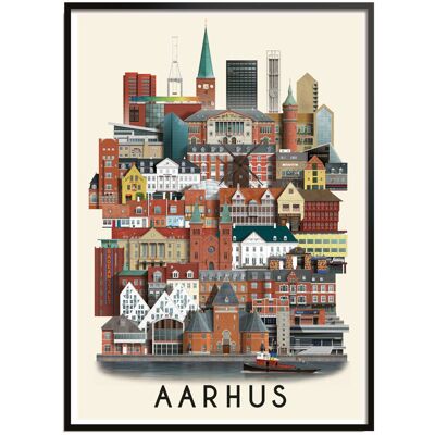 Martin Schwartz Aarhus Standard Poster 50X70CM MULTI COLOR 50X70CM Martin Schwartz Aarhus Standard Poster 50X70CM MULTI COLOR 50X70CM