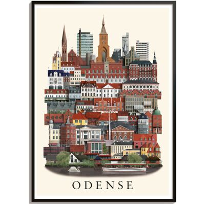 Martin Schwartz Odense Standard Poster 50X70CM MULTI COLOR 50X70CM Martin Schwartz Odense Standard Poster 50X70CM MULTI COLOR 50X70CM