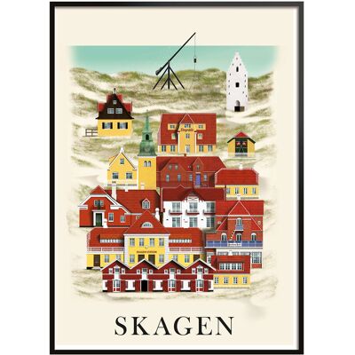 Martin Schwartz Skagen Small Poster A3 MULTI COLOR A3 Martin Schwartz Skagen Small Poster A3 MULTI COLOR A3