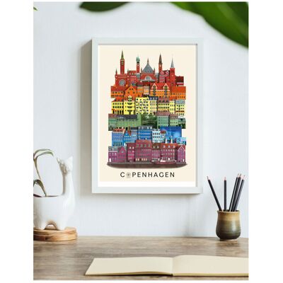 Martin Schwartz Copenhagen 2021 Small Poster A3 MULTI COLOR A3 Martin Schwartz Copenhagen 2021 Small Poster A3 MULTI COLOR A3
