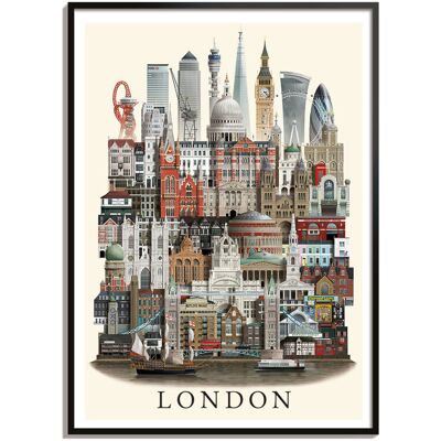 Martin Schwartz London Standard Poster 50X70CM MULTI COLOR 50X70CM Martin Schwartz London Standard Poster 50X70CM MULTI COLOR 50X70CM