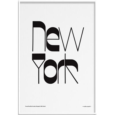 Olle Eksell New York 50X70CM MULTICOLOUR 50X70CM Olle Eksell New York 50X70CM MULTICOLOUR 50X70CM