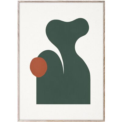 Paper Collective Levitation Ii - 50X70 Cm 50X70CM WHITE, GREEN, ORANGE 50X70CM Paper Collective Levitation Ii - 50X70 Cm 50X70CM WHITE, GREEN, ORANGE 50X70CM