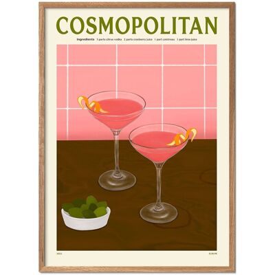 Pstr Studio - Pstr Studio X Elin Pk - Cosmopolitan 30X40CM MULTI 30X40CM Pstr Studio - Pstr Studio X Elin Pk - Cosmopolitan 30X40CM MULTI 30X40CM