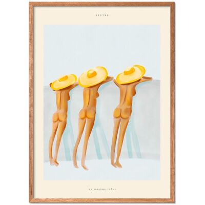 Pstr Studio - Maxime - Spying 50X70CM MULTI 50X70CM Pstr Studio - Maxime - Spying 50X70CM MULTI 50X70CM