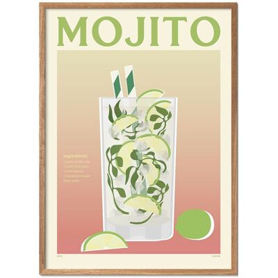 Pstr Studio - Pstr Studio X Elin Pk - Mojito 30X40CM MULTI 30X40CM Pstr Studio - Pstr Studio X Elin Pk - Mojito 30X40CM MULTI 30X40CM