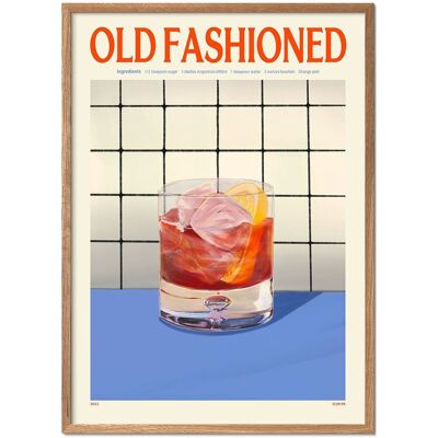 Pstr Studio - Pstr Studio X Elin Pk - Old Fashioned 30X40CM MULTI 30X40CM Pstr Studio - Pstr Studio X Elin Pk - Old Fashioned 30X40CM MULTI 30X40CM