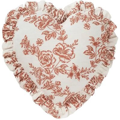 Anna + Nina Whimsical Rose Heart Cushion 44X52X7CM MULTICOLOUR 44X52X7CM Anna + Nina Whimsical Rose Heart Cushion 44X52X7CM MULTICOLOUR 44X52X7CM