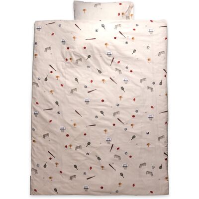 BrandMac Bed Linen "By Mats" Fun Sports 100X140, 40X45 Cm 100X140+40X45CM MULTI COLOURED 100X140+40X45CM BrandMac Bed Linen "By Mats" Fun Sports 100X140, 40X45 Cm 100X140+40X45CM MULTI COLOURED 100X140+40X45CM