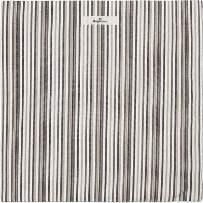 By Mogensen Pudebetræk Small Stripes 50X50CM GREY, CREME, DARK GREY, WHITE 50X50CM By Mogensen Pudebetræk Small Stripes 50X50CM GREY, CREME, DARK GREY, WHITE 50X50CM